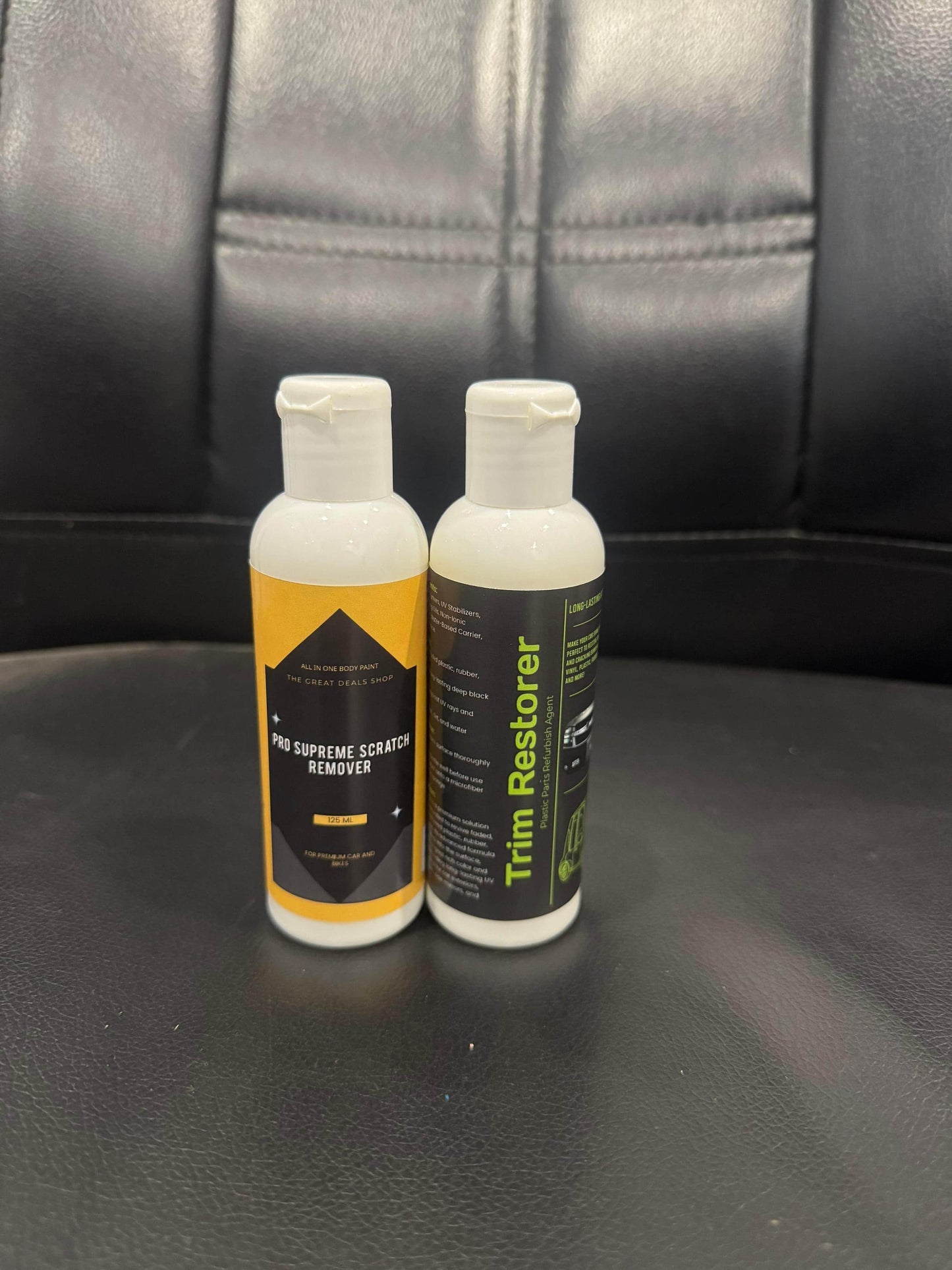 Pro Supreme Scratch Remover 125 ml and Trim Restorer 100 ml Pack of 1